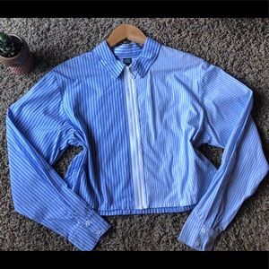 Striped Crop shirt
